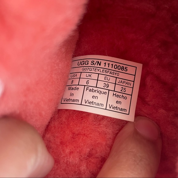 Ugg yeah fluff slides sling back slippers - Picture 4 of 9